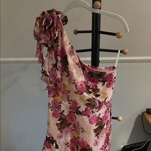 Grace Karin Pink Floral Dress